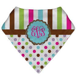 Stripes & Dots Bandana Bib (Personalized)