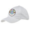 Stripes & Dots Baseball Cap - White (Personalized)
