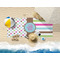 Stripes & Dots Beach Towel Lifestyle