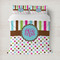 Stripes & Dots Duvet Cover (Personalized)