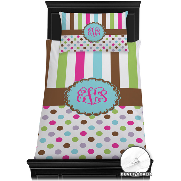 Stripes & Dots Bedding Set (TwinXL) - Duvet