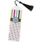 Stripes & Dots Bookmark with tassel - Flat
