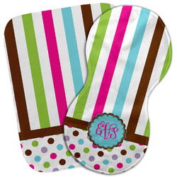 Stripes & Dots Burp Cloth (Personalized)