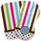 Stripes & Dots Burp Cloth (Personalized)