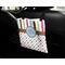 Stripes & Dots Car Bag - In Use