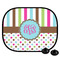Stripes & Dots Car Side Window Sun Shade (Personalized)