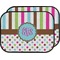 Stripes & Dots Car Floor Mats (Back Seat) (Personalized)