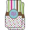 Stripes & Dots Car Floor Mats (Personalized)
