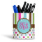 Stripes & Dots Ceramic Pen Holder