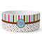 Stripes & Dots Ceramic Dog Bowl (Large)