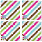 Stripes & Dots Cloth Napkins - Personalized Dinner (APPROVAL) Set of 4