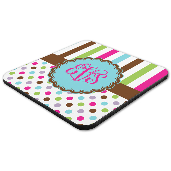 Stripes & Dots Coaster Set - FLAT (one)