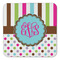 Stripes & Dots Coaster Set - FRONT (one)