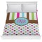 Stripes & Dots Comforter - Full / Queen (Personalized)