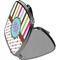 Stripes & Dots Compact Mirror (Side View)
