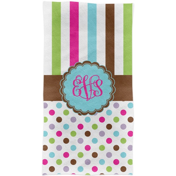 Stripes & Dots Crib Comforter/Quilt - Apvl