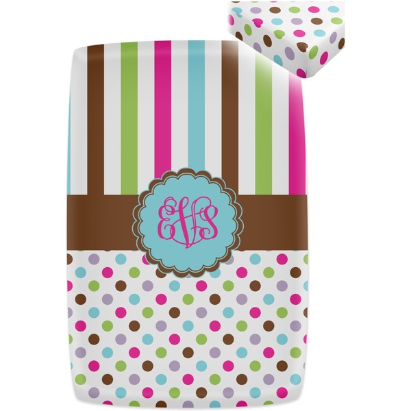 Stripes & Dots Crib Fitted Sheet - Apvl