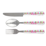 Stripes & Dots Cutlery Set (Personalized)