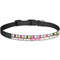 Stripes & Dots Dog Collar - Large - Front