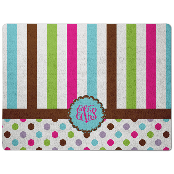 Stripes & Dots Dog Food Mat - Medium without bowls