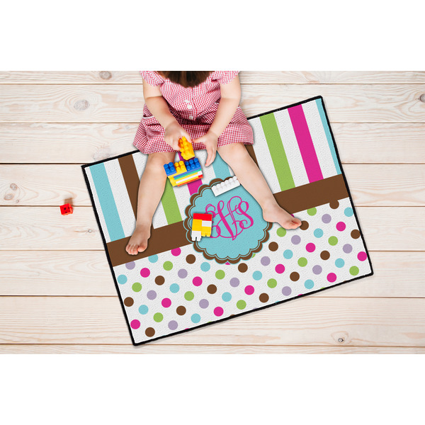 Stripes & Dots Door Mats - LIFESTYLE kid