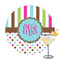 Stripes & Dots Printed Drink Topper (Personalized)