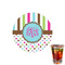 Stripes & Dots Drink Topper - XSmall - Single with Drink