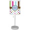Stripes & Dots Lamp with Drum Shade (Personalized)