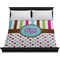 Stripes & Dots Duvet Cover - King - On Bed - No Prop