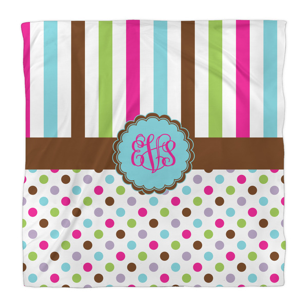 Stripes & Dots Duvet Cover - Queen - Front