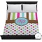 Stripes & Dots Duvet Cover - Full / Queen (Personalized)