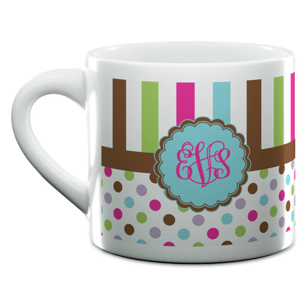 Stripes & Dots Espresso Cup - 6oz (Double Shot) (MAIN)