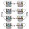 Stripes & Dots Espresso Cup - 6oz (Double Shot Set of 4) APPROVAL