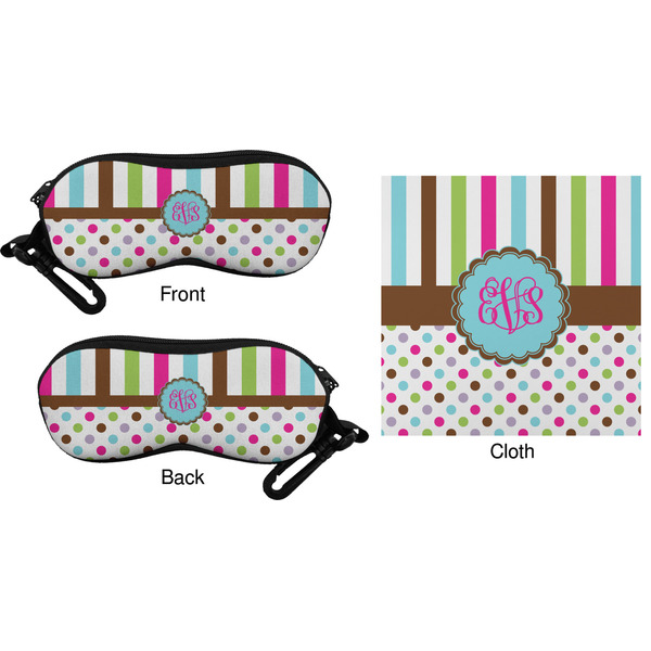 Stripes & Dots Eyeglass Case & Cloth (Approval)