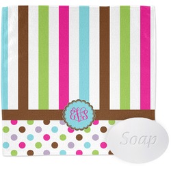 Stripes & Dots Washcloth (Personalized)