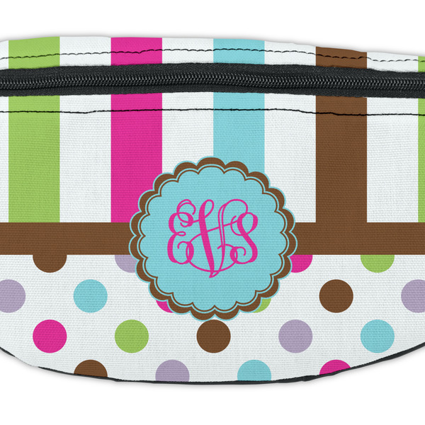 Stripes & Dots Fanny Pack - Closeup