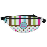 Stripes & Dots Fanny Pack - Classic Style (Personalized)
