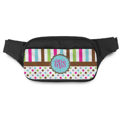 Stripes & Dots Fanny Pack - Modern Style (Personalized)