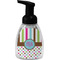Stripes & Dots Foam Soap Bottle - Black (Personalized)