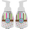 Stripes & Dots Foam Soap Bottle Approval - White