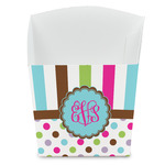 Stripes & Dots French Fry Favor Boxes (Personalized)
