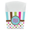 Stripes & Dots French Fry Favor Box - Front View