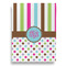 Stripes & Dots Garden Flags - Large - Double Sided - BACK
