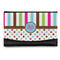 Stripes & Dots Genuine Leather Womens Wallet - Front/Main