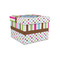Stripes & Dots Gift Box with Lid - Canvas Wrapped - Small (Personalized)