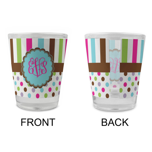 Stripes & Dots Glass Shot Glass - Standard - APPROVAL