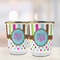 Stripes & Dots Glass Shot Glass - with gold rim - LIFESTYLE