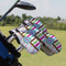 Stripes & Dots Golf Club Cover - Set of 9 - On Clubs