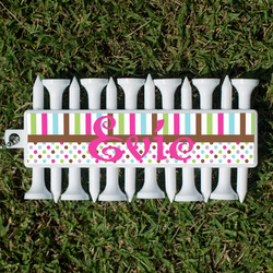 Stripes & Dots Golf Tees & Ball Markers Set (Personalized)