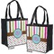 Stripes & Dots Grocery Bag - Apvl